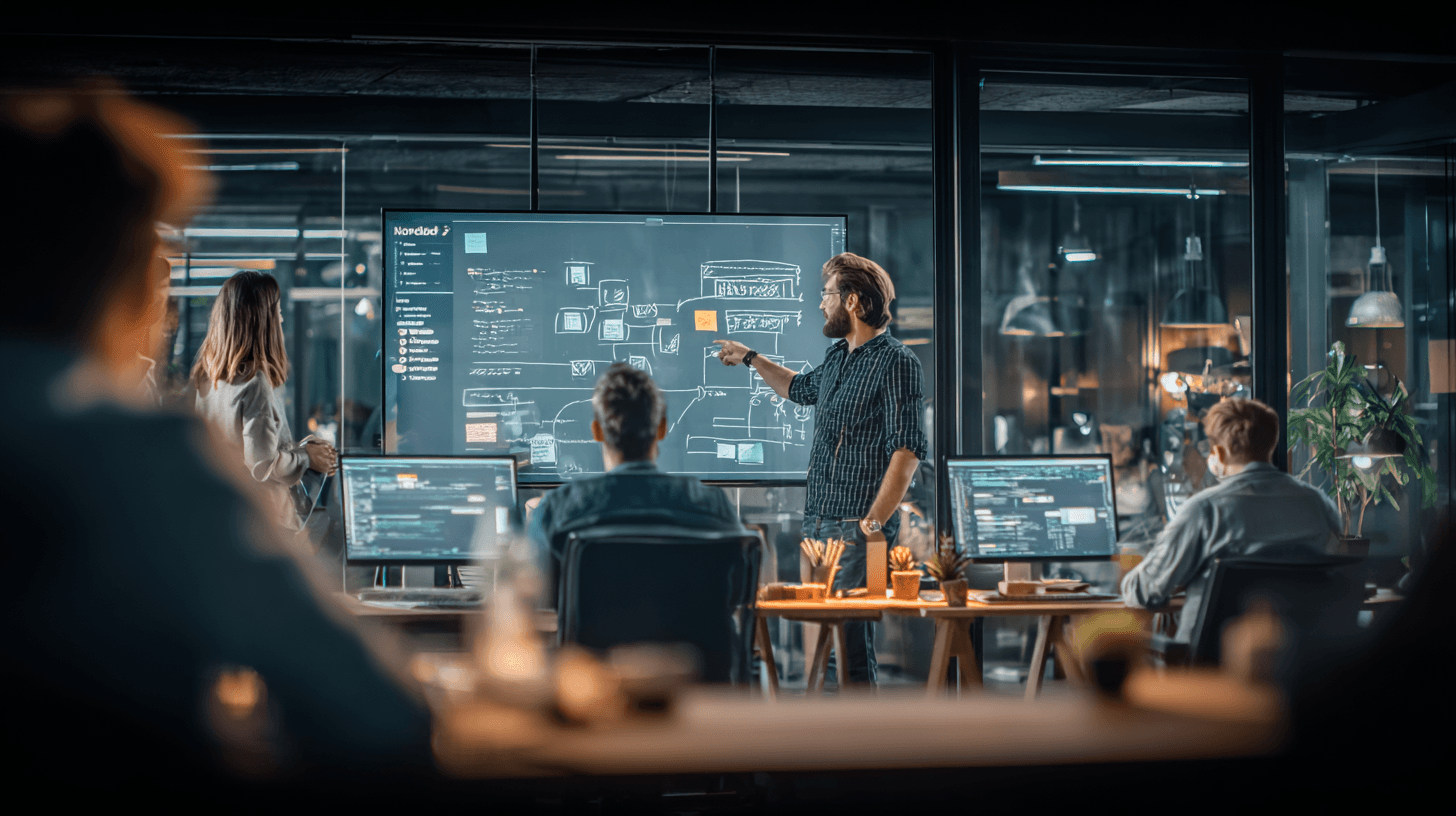 u2844336958 modern IT office diverse team of developers and p 932fd2d0-076a-46c7-b3bd-a87cba5d210a 2